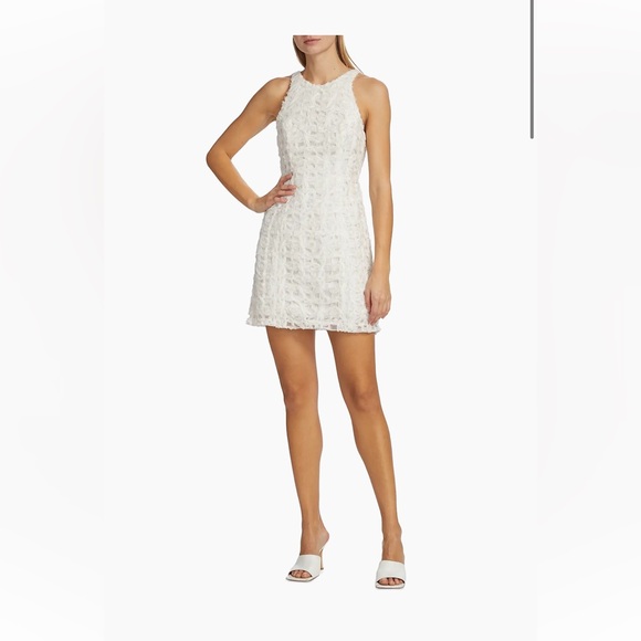 Aje Quintette Textured Mini Dress